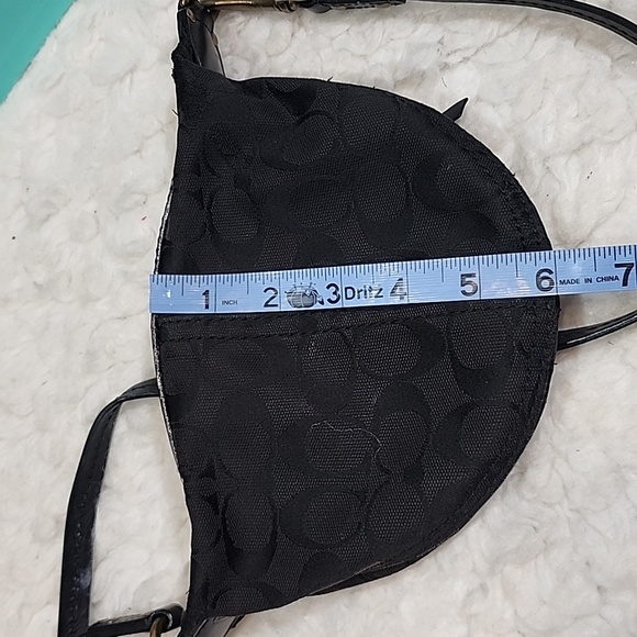 Coach Y2K Signature Mini Crossbody Swingpack Black Jacquard Bag - Picture 14 of 17